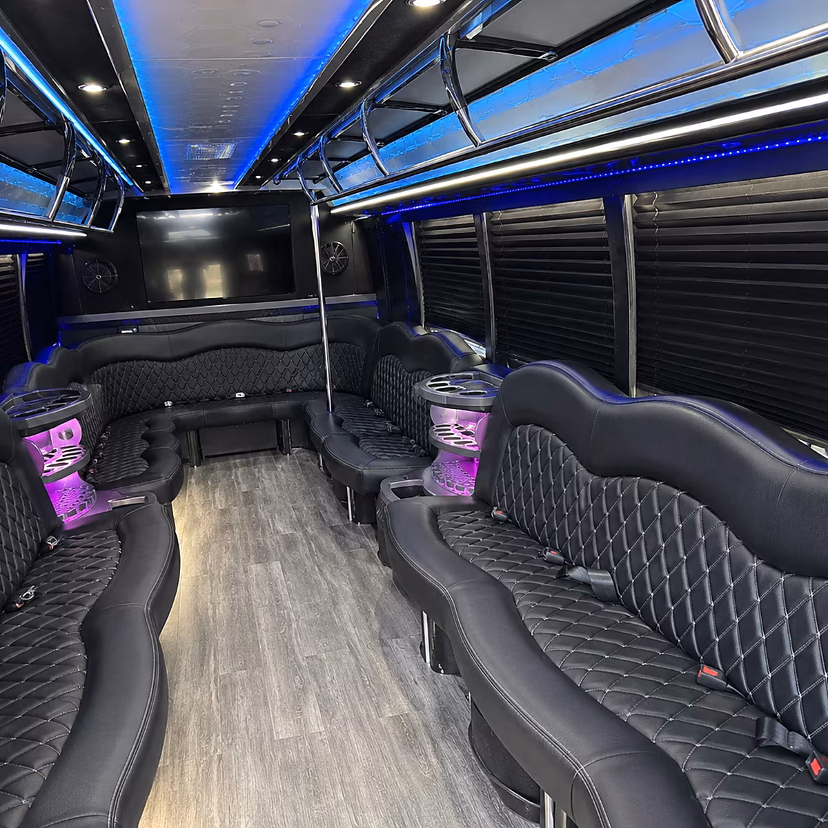 franklin birthday party bus rental