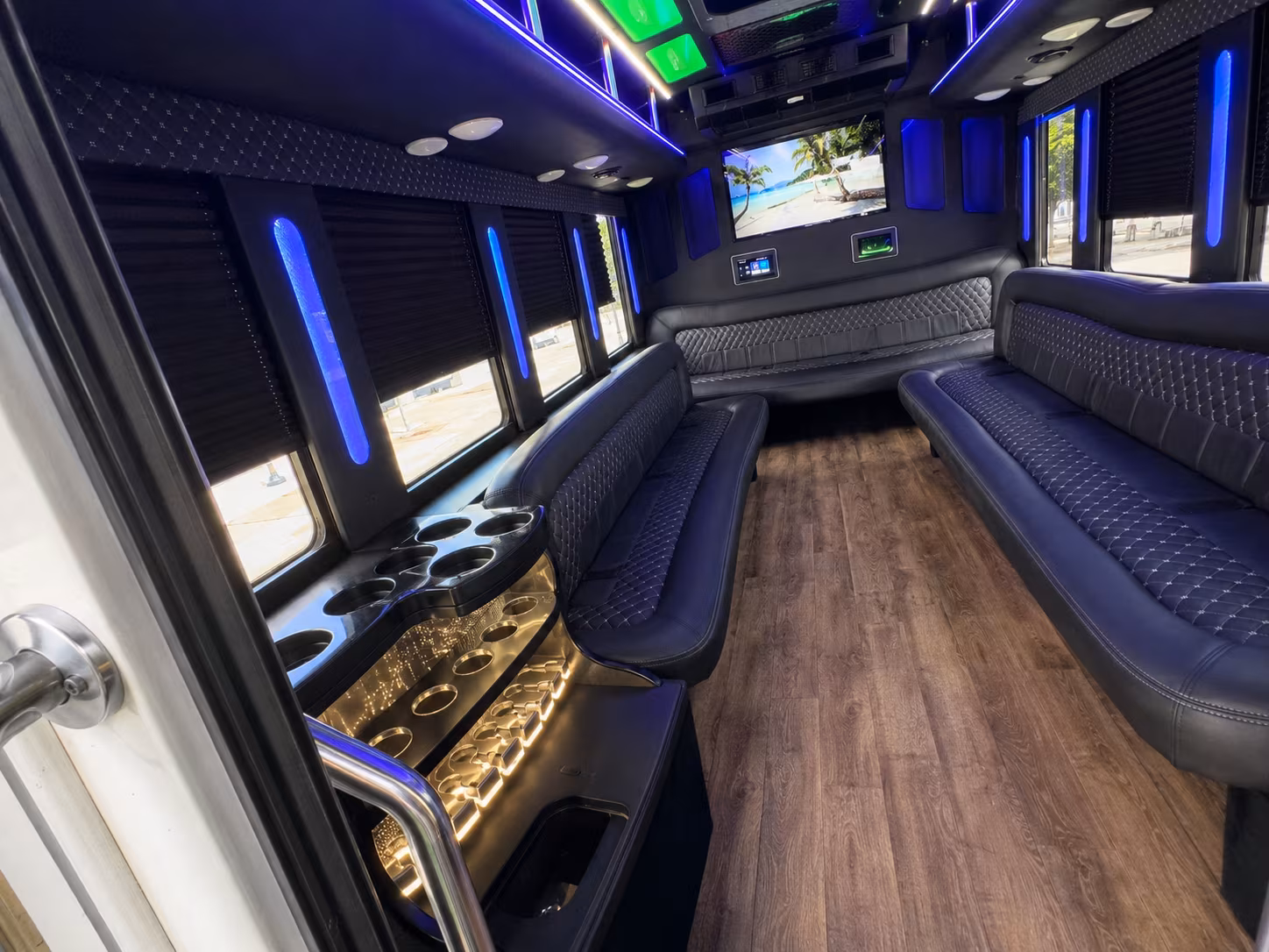 franklin corporate party bus rental