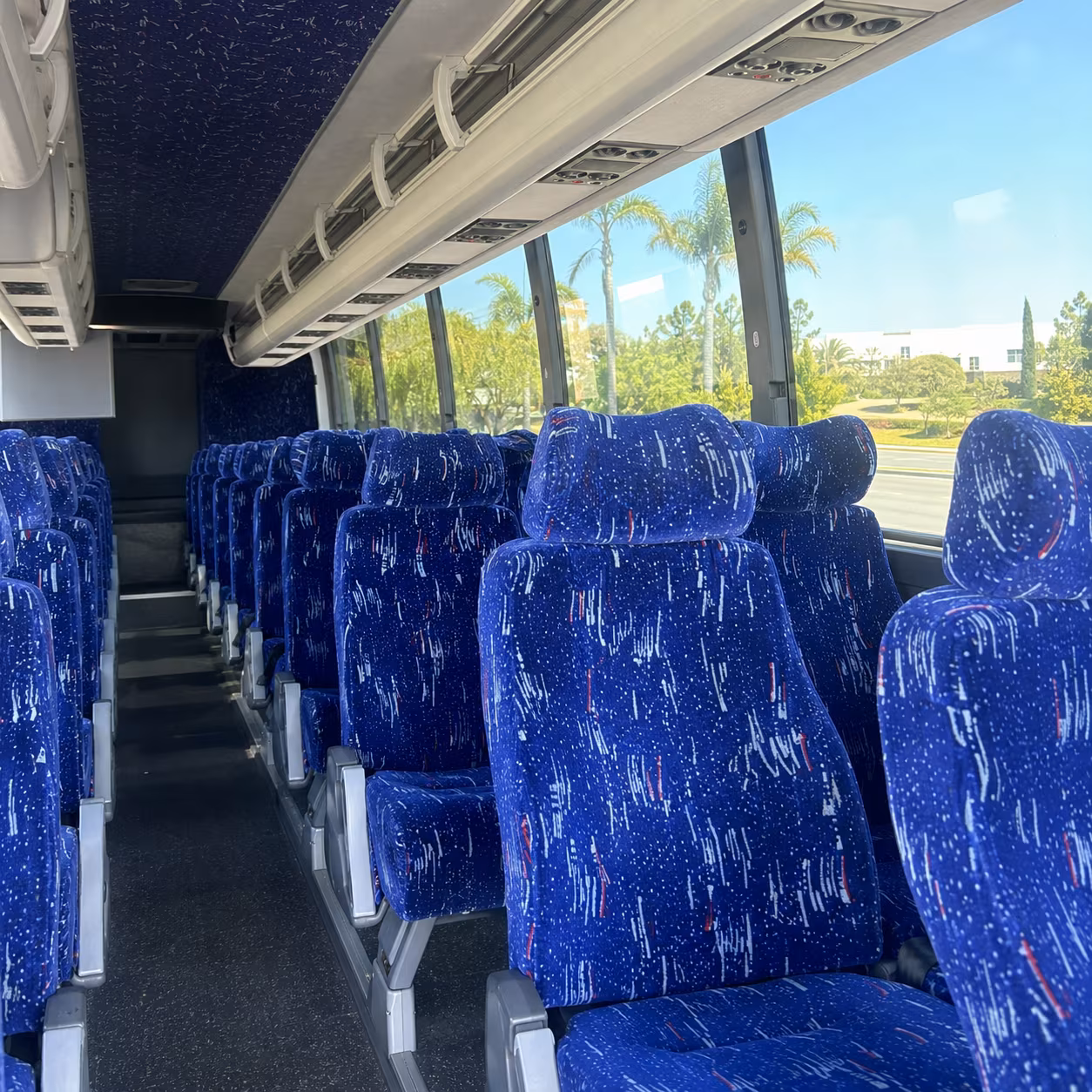 murfreesboro charter bus rental interior